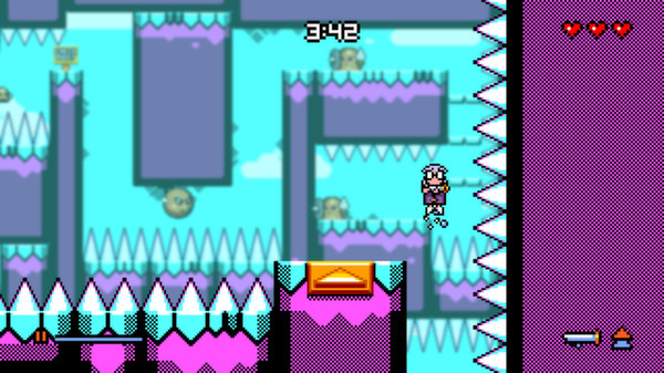 Screenshot z Mutant Mudds Deluxe