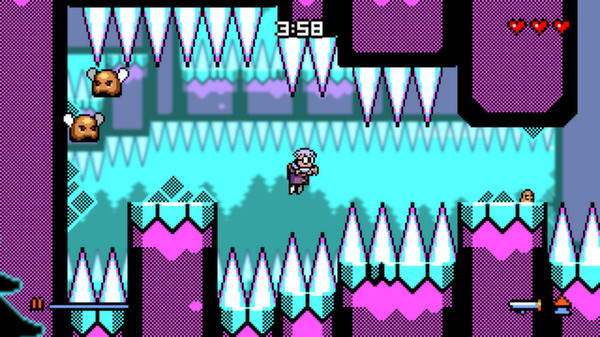 Screenshot z Mutant Mudds Deluxe