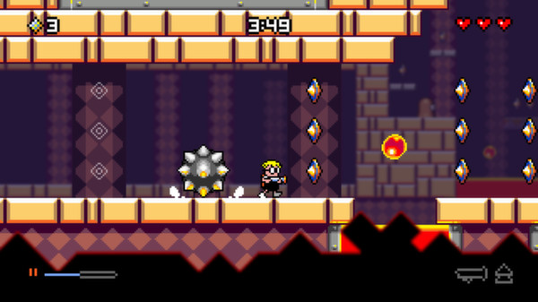 Screenshot z Mutant Mudds Deluxe