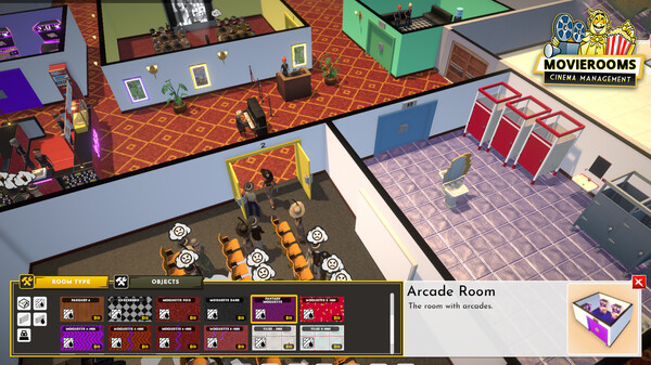 Movierooms - Cinema Management game for windows Pc 1