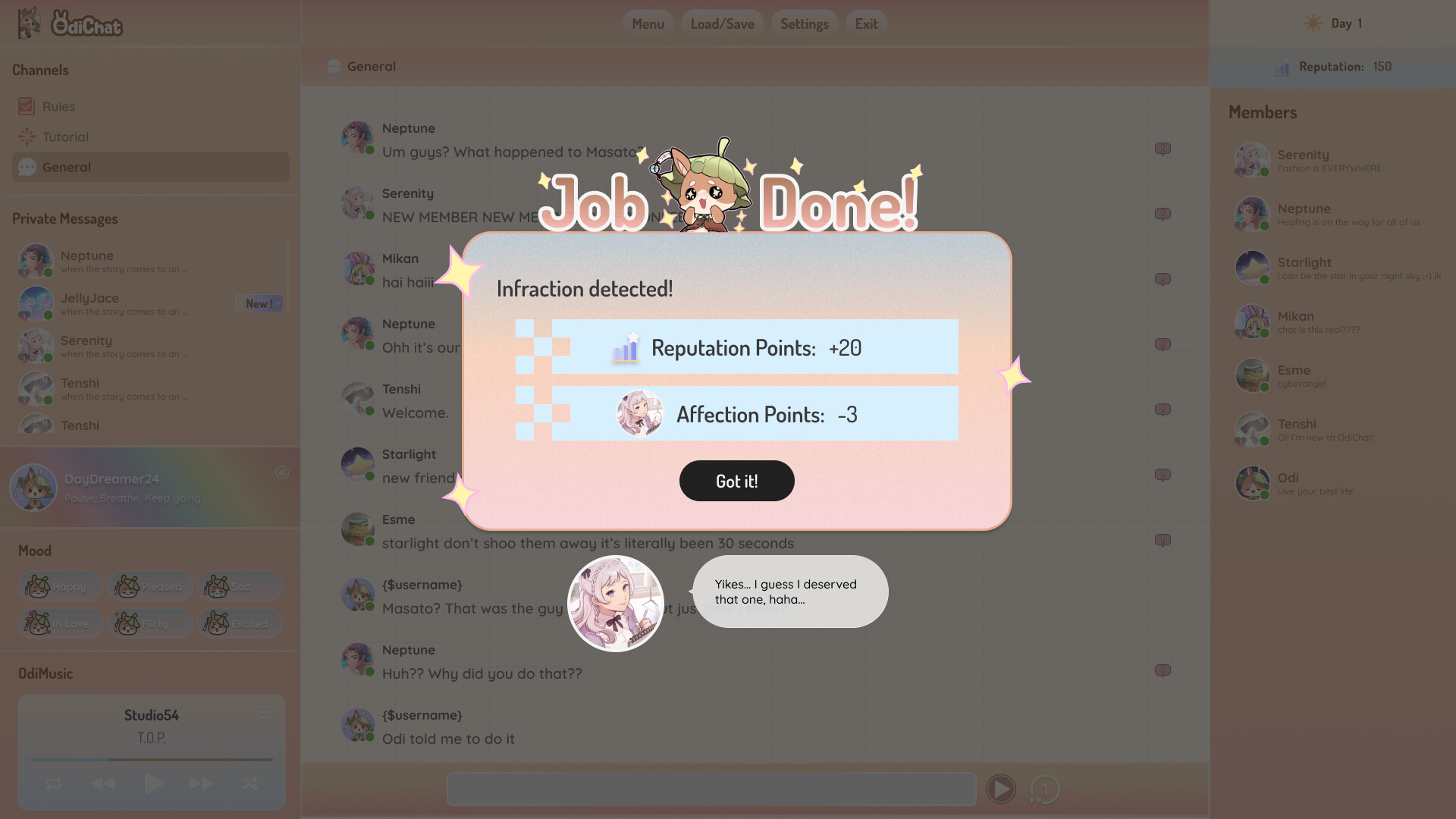 OdiChat screenshot 2