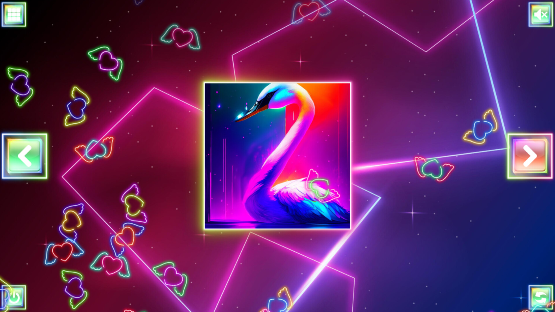 Neon Fantasy: Birds screenshot 8