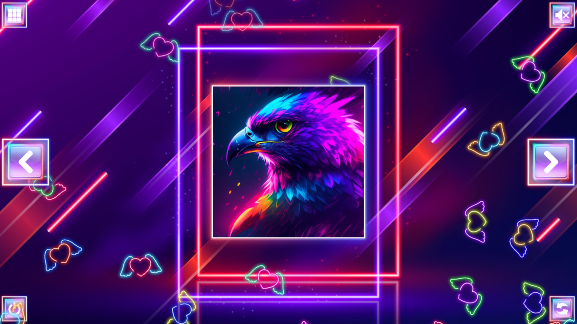 Neon Fantasy: Birds screenshot 6
