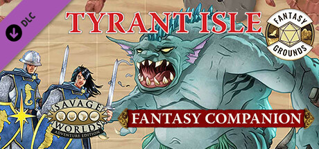 Fantasy Grounds - The Savage Caverns of Tyrant Isle Fantasy Adventure Header Image