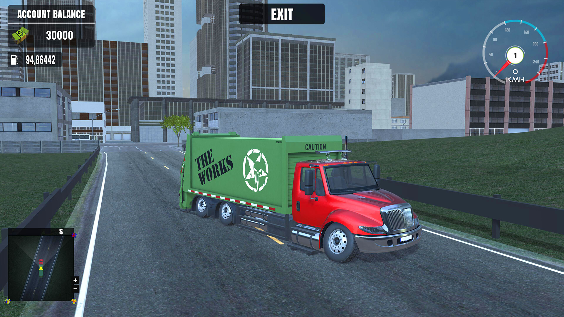 Garbage Truck Driving Simulator screenshot #2