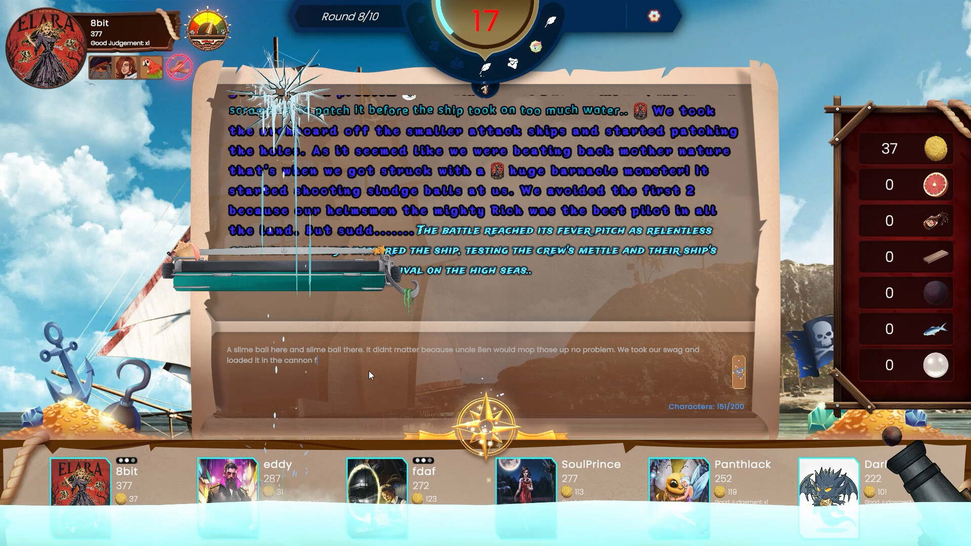 screenshot of Write Warz 11