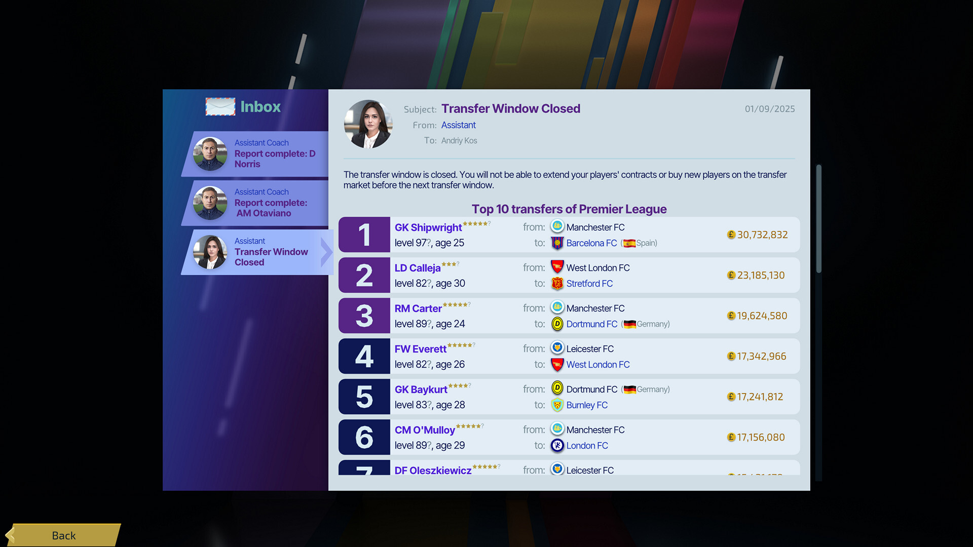 Football, Tactics & Glory 2 screenshot #11