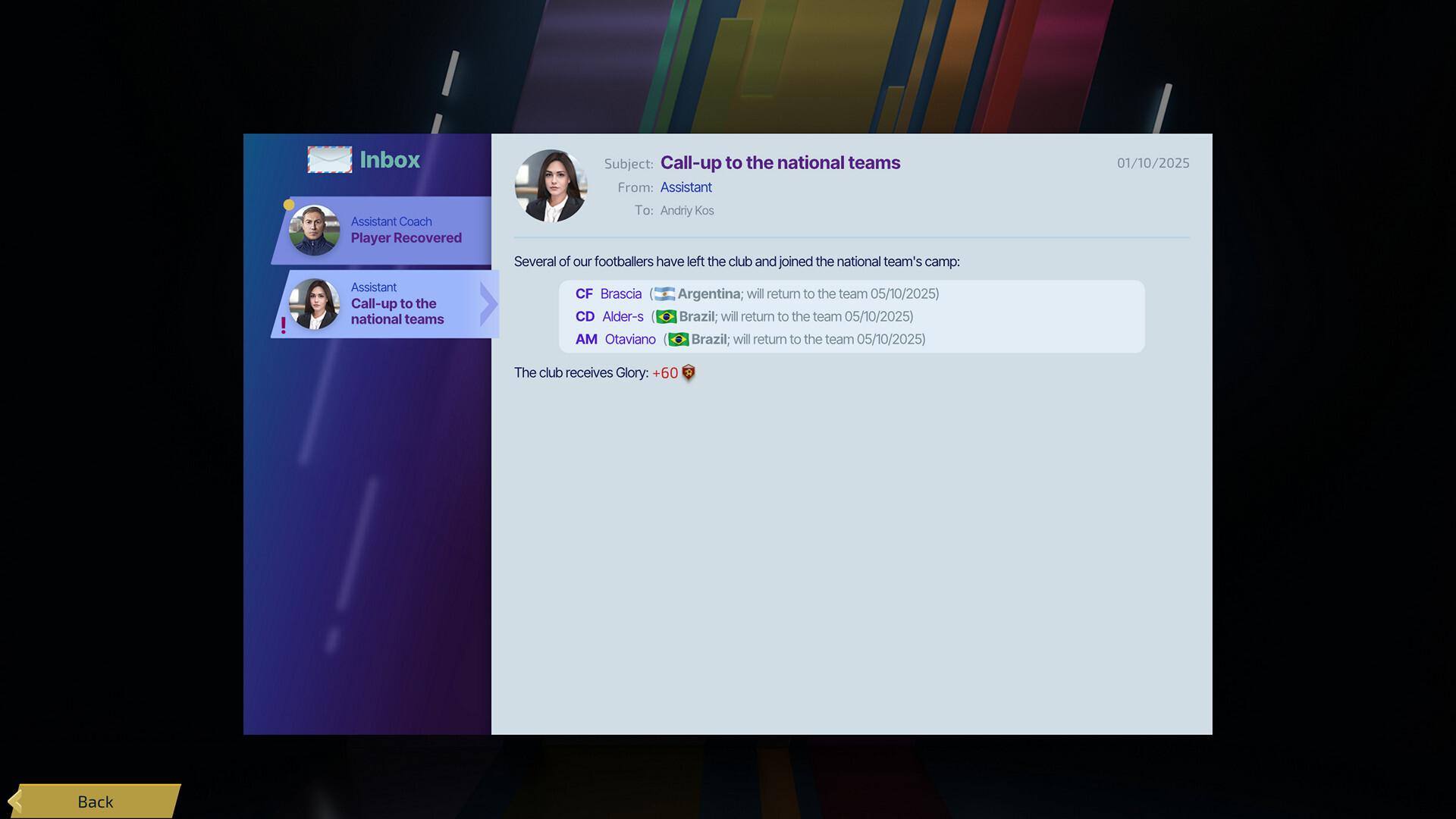 Football, Tactics & Glory 2 screenshot #4