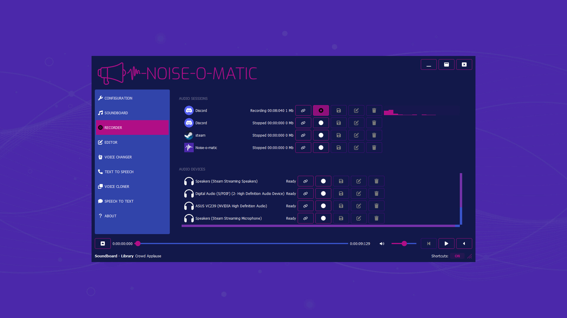 Noise-o-matic screenshot 3