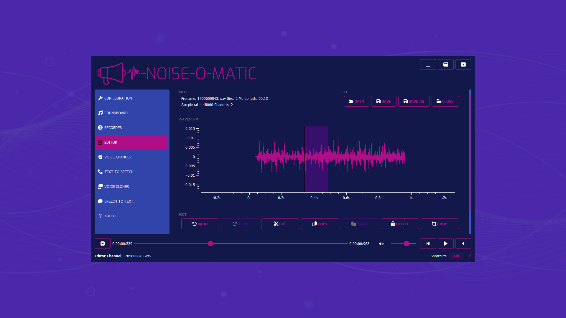 Noise-o-matic screenshot 4