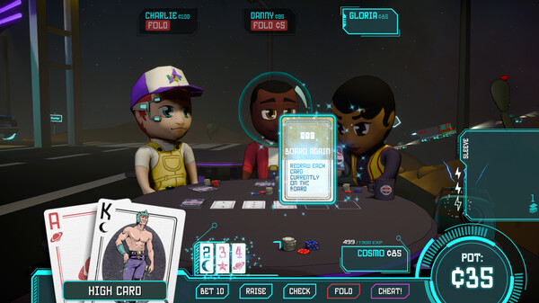 Cosmo Cheats at Poker.