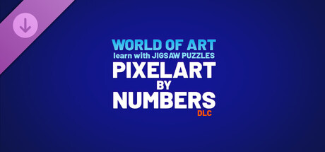 WORLD OF ART - learn with JIGSAW PUZZLES: PIXEL ART BY NUMBERS.