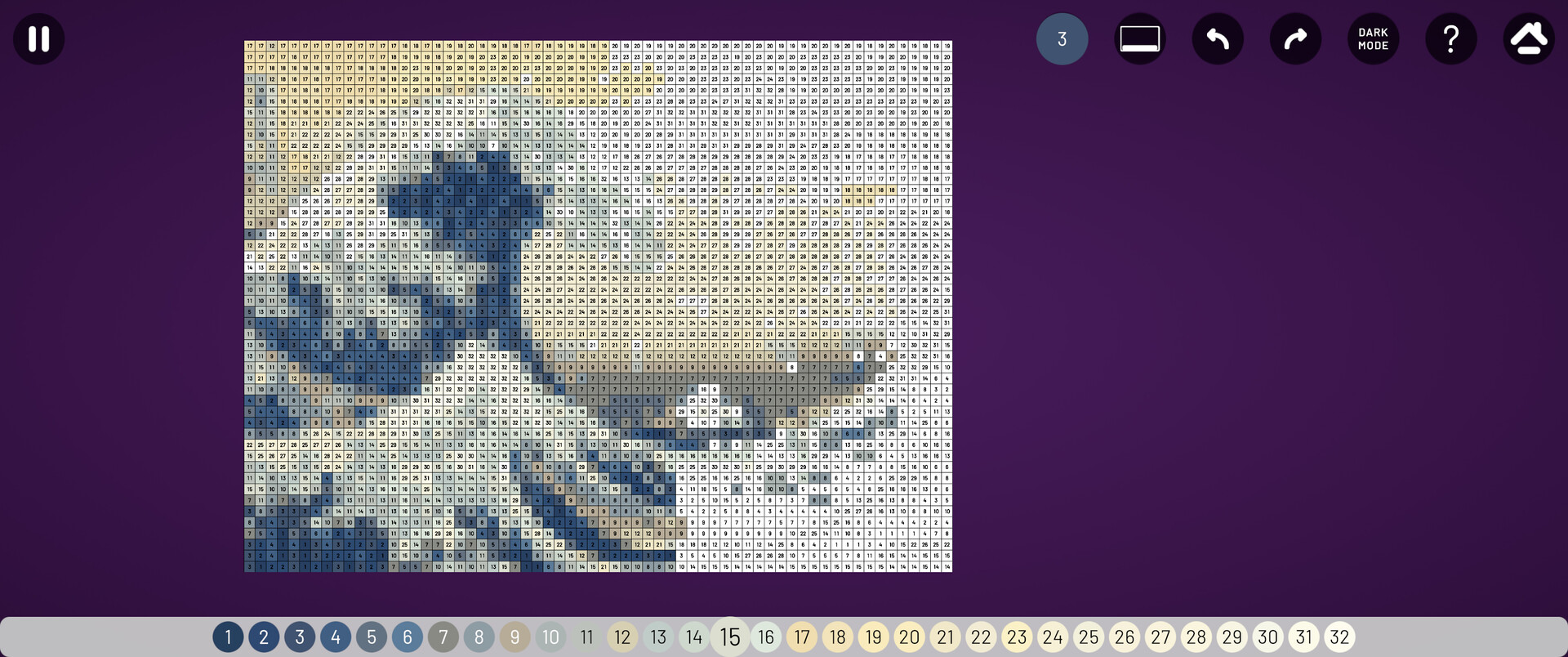 WORLD OF ART - learn with JIGSAW PUZZLES: PIXEL ART BY NUMBERS - Keymailer