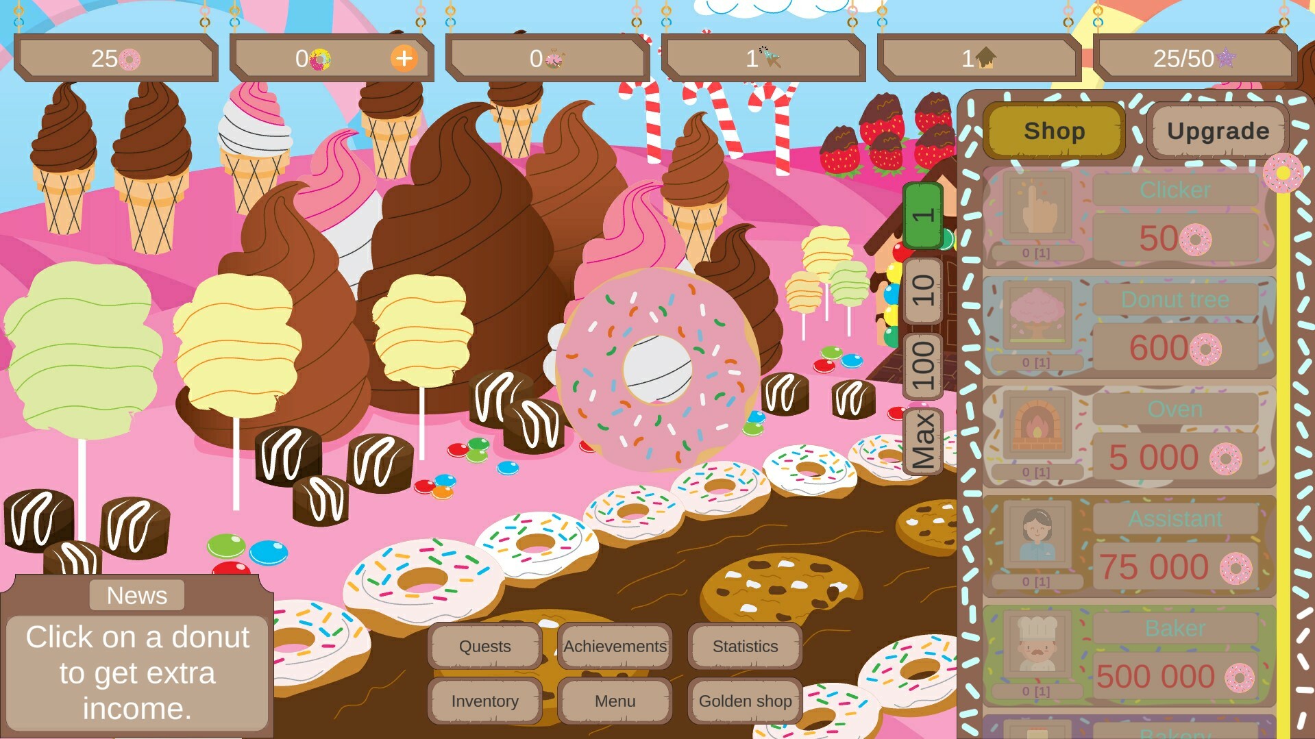 Donut Land Clicker Featured Screenshot #1