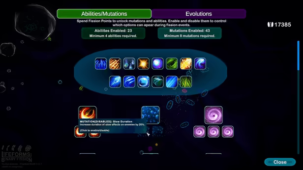 Lifeforms: Binary Fission video 6