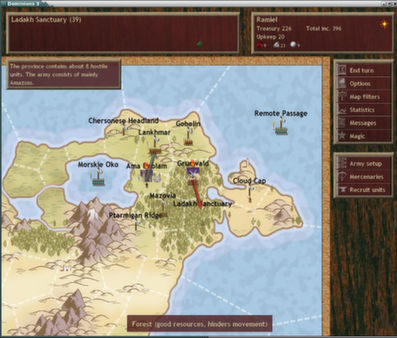 Screenshot z Dominions 3