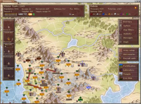 Screenshot z Dominions 3