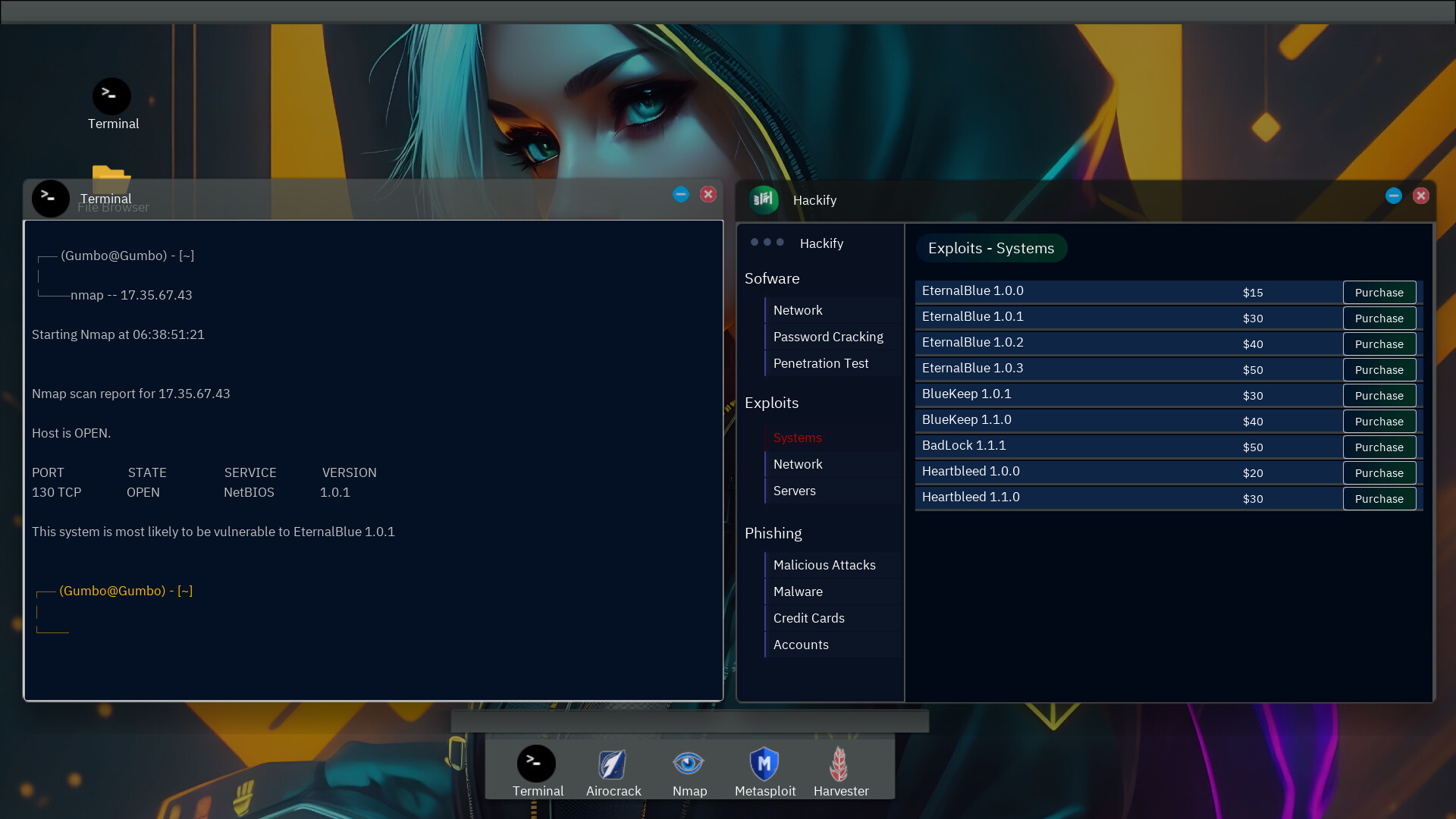 Anonymous Hacker Simulator screenshot #10