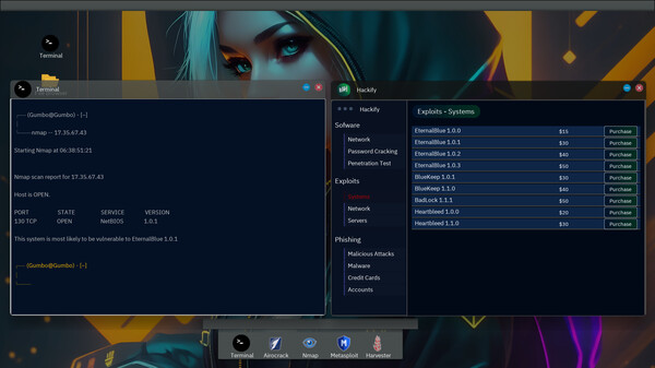 Anonymous Hacker Simulator.