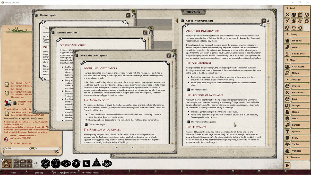 Fantasy Grounds - Gateways to Terror Featured Screenshot #1