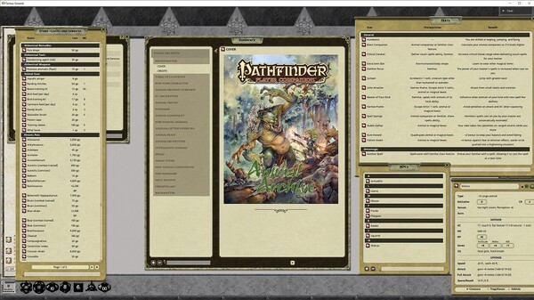 Fantasy Grounds - Pathfinder RPG - Pathfinder Companion: Animal Archive