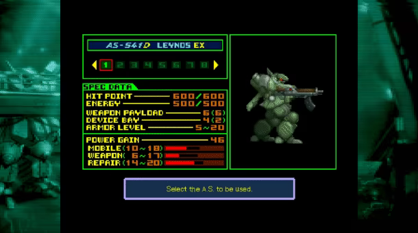 Assault Suit Leynos 2 Saturn Tribute video 2