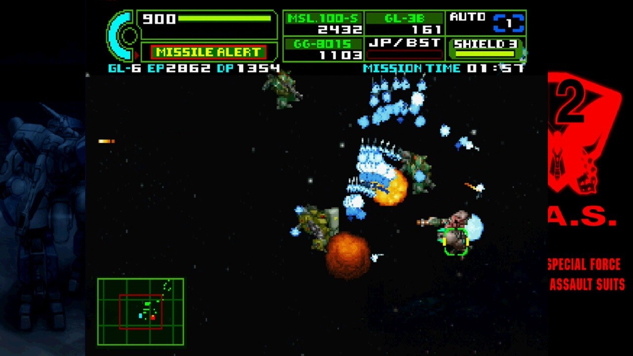 Assault Suit Leynos 2 Saturn Tribute screenshot #9