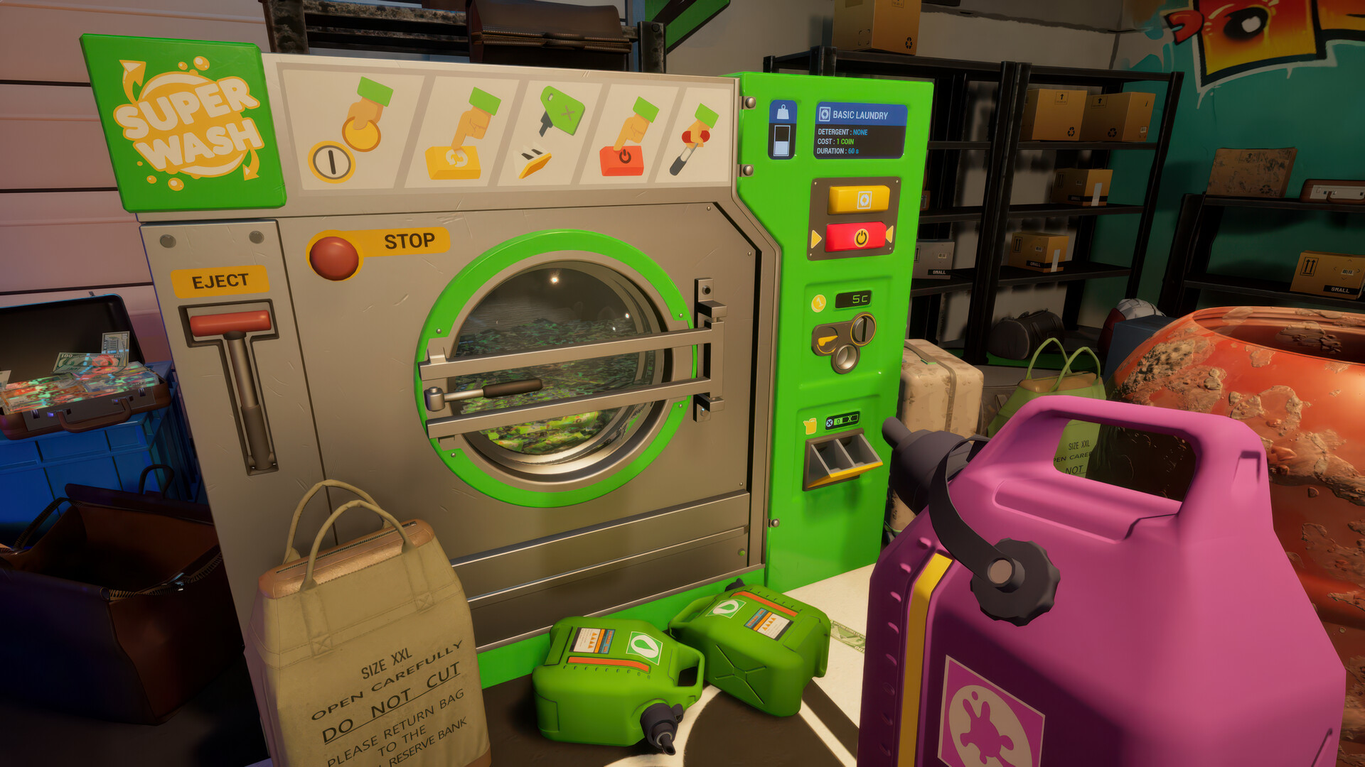 Cash Cleaner Simulator screenshot