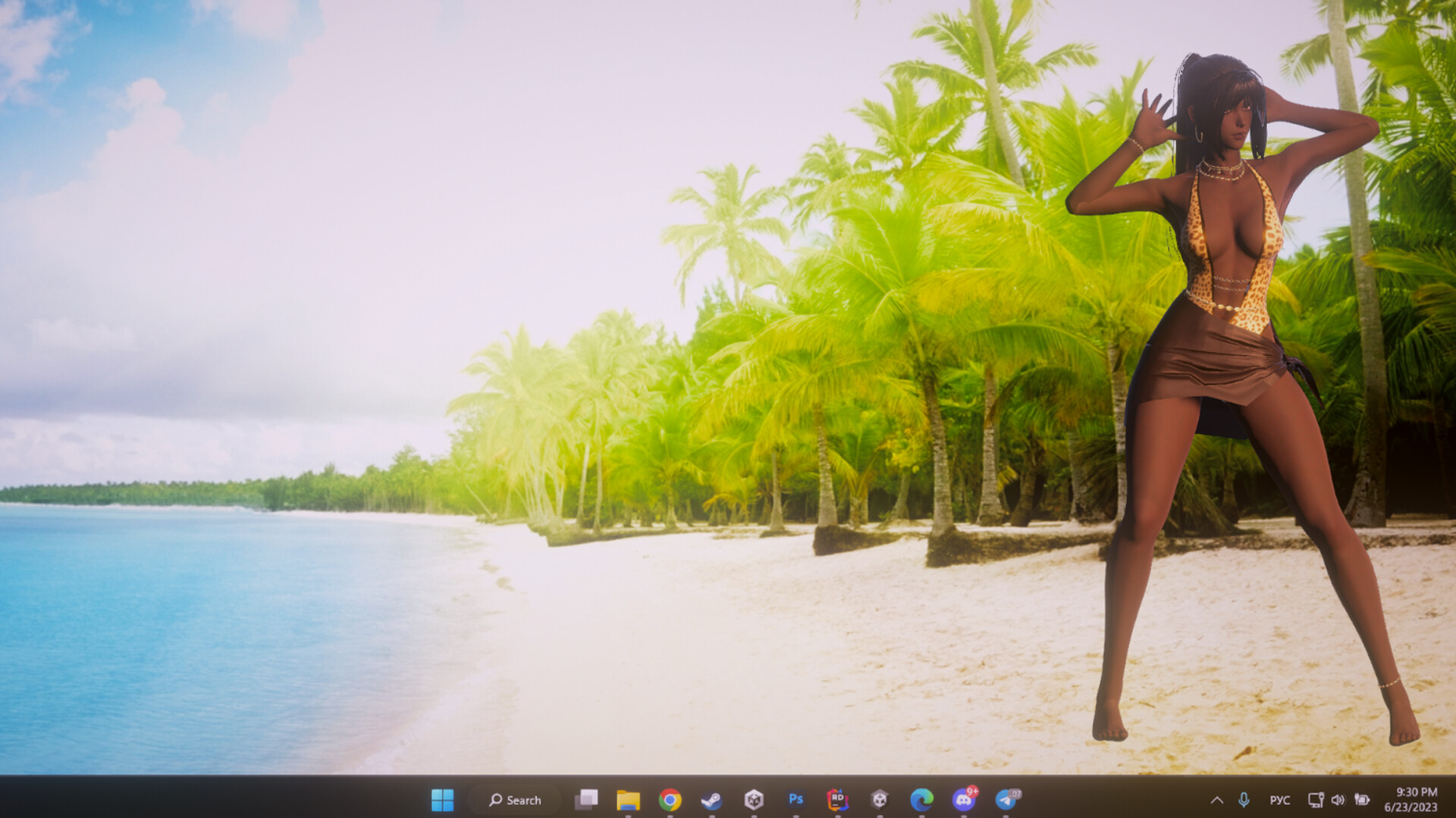 Desktop Beach Girls screenshot 2