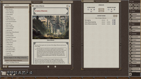 Fantasy Grounds - D&D Curse of Strahd - Syrinscape Sound Link Pack
