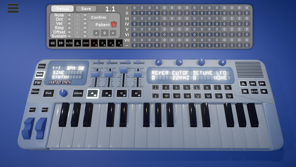 FantasySynth - GrooveBox game for Linux 1