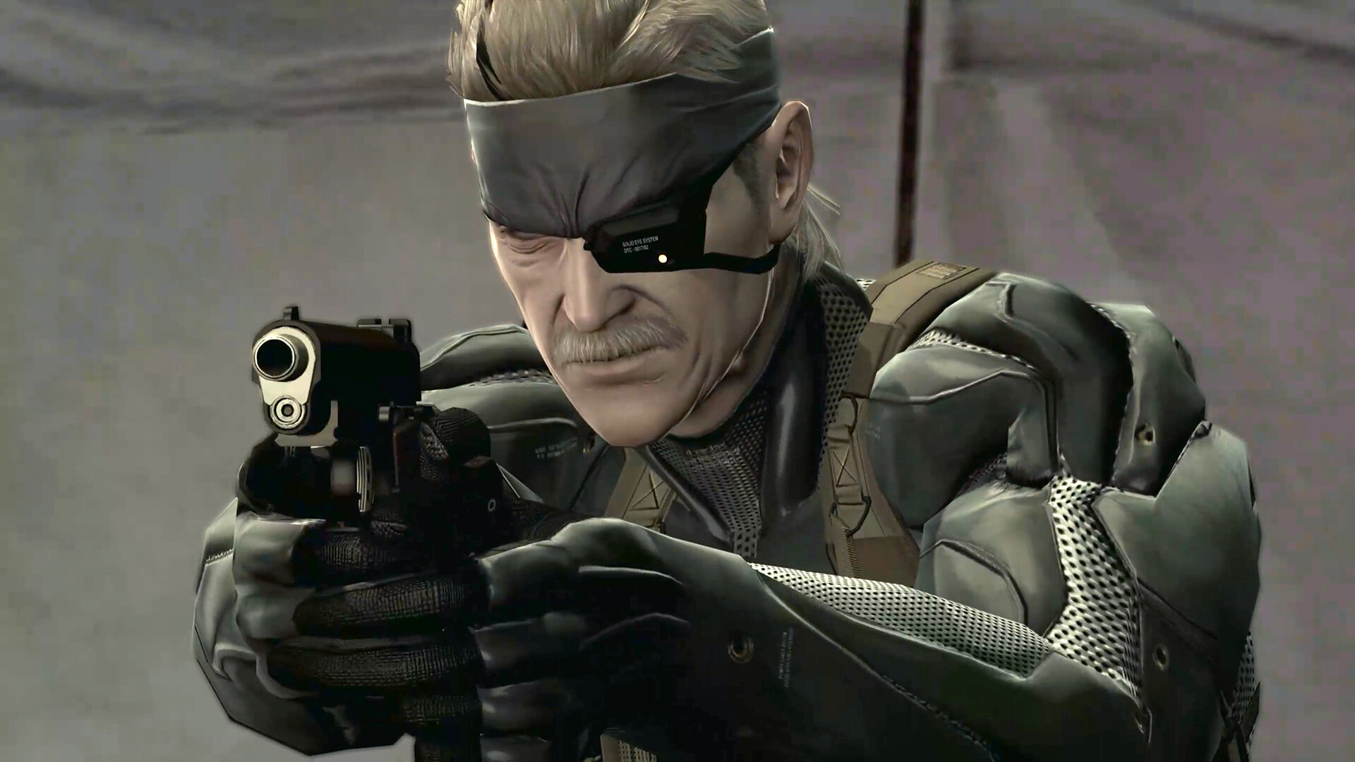 Old Snake en Metal Gear Solid 4 Guns of the Patriots