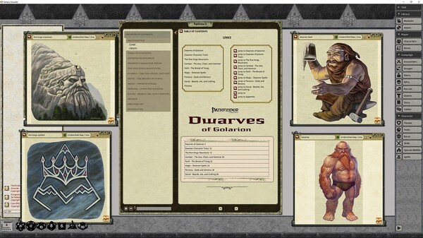 Fantasy Grounds - Pathfinder RPG - Pathfinder Companion: Dwarves of Golarion
