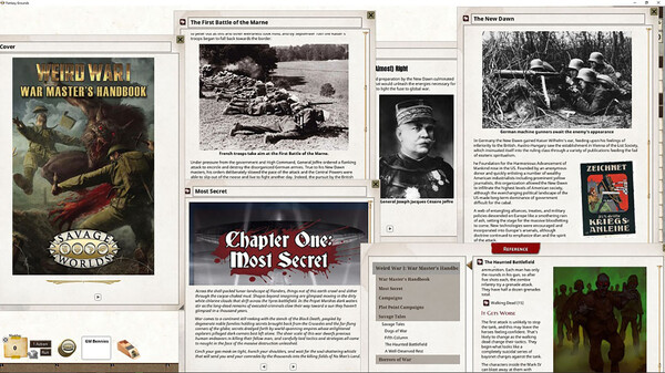 Fantasy Grounds - Weird War I: War Master's Handbook