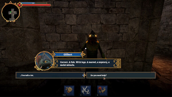 Screenshot of Mythics Unleashed gameplay showing in-action mechanics