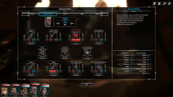 Screenshot z Blackguards