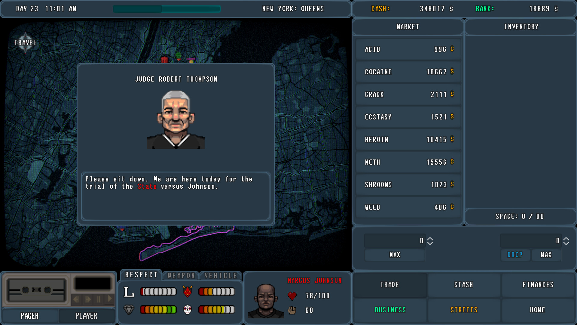 #8. PUSHER - Drug Tycoon (Steam) 由: P4 GAMES