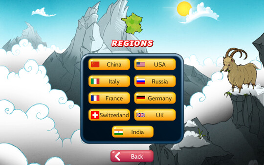 Capitals Quizzer - Regions Mode screenshot 1