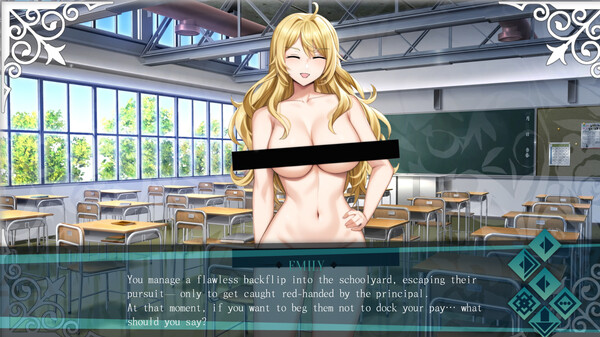 Screenshot z Doki Boki International Hentai Language School