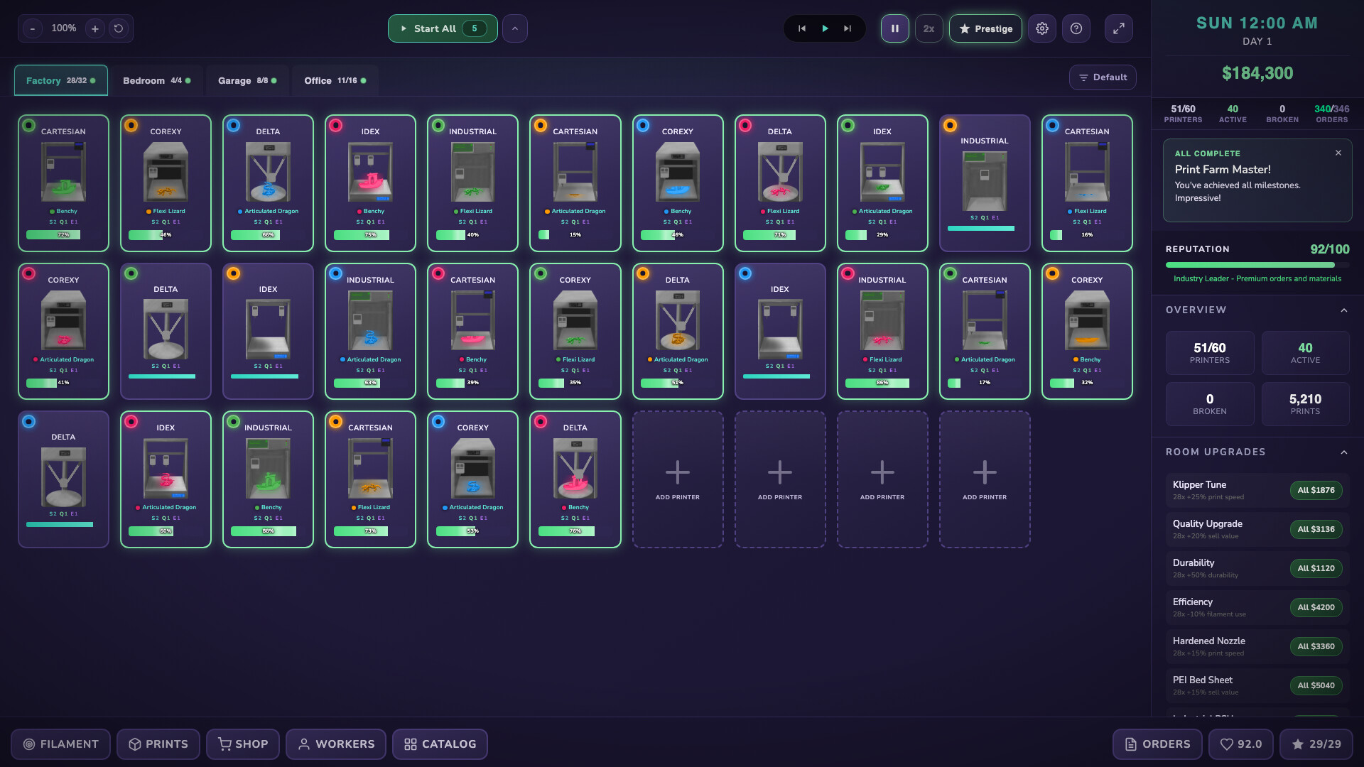 3D Printer Manager screenshot
