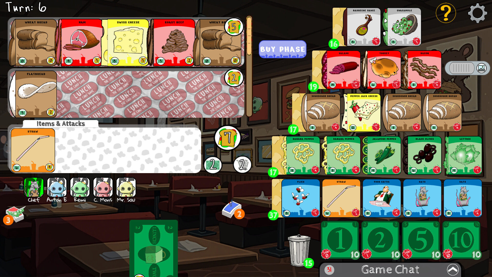 #1. Lunch: The Card Game (Steam) 由: Gamer Time Zone