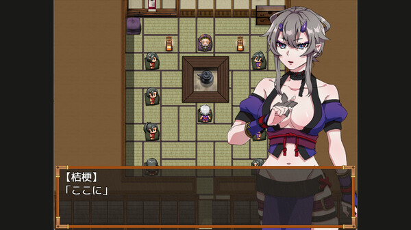 Screenshot z Pacifist Kunoichi Kikyo