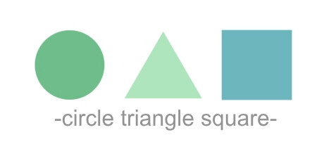 ○ △ □ -circle triangle square- cover art