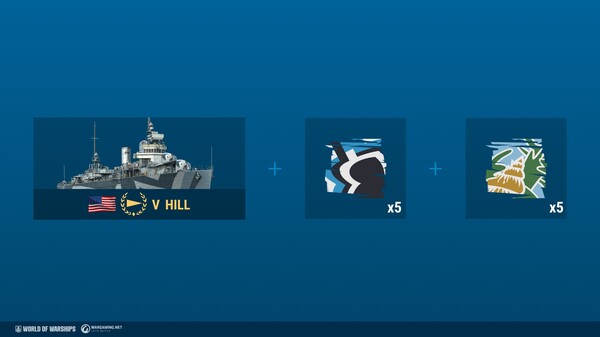 World of Warships — USS Hill: Wargaming Anniversary Edition
