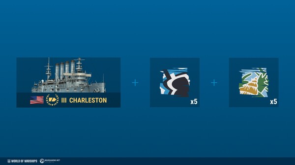 World of Warships — USS Charleston: Wargaming Anniversary Edition