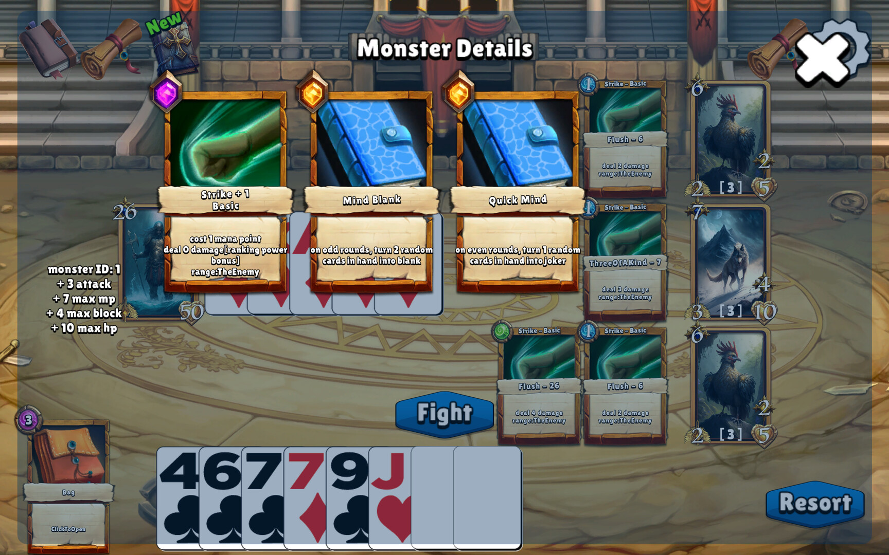 13 Playing Cards Of Demon screenshot 4