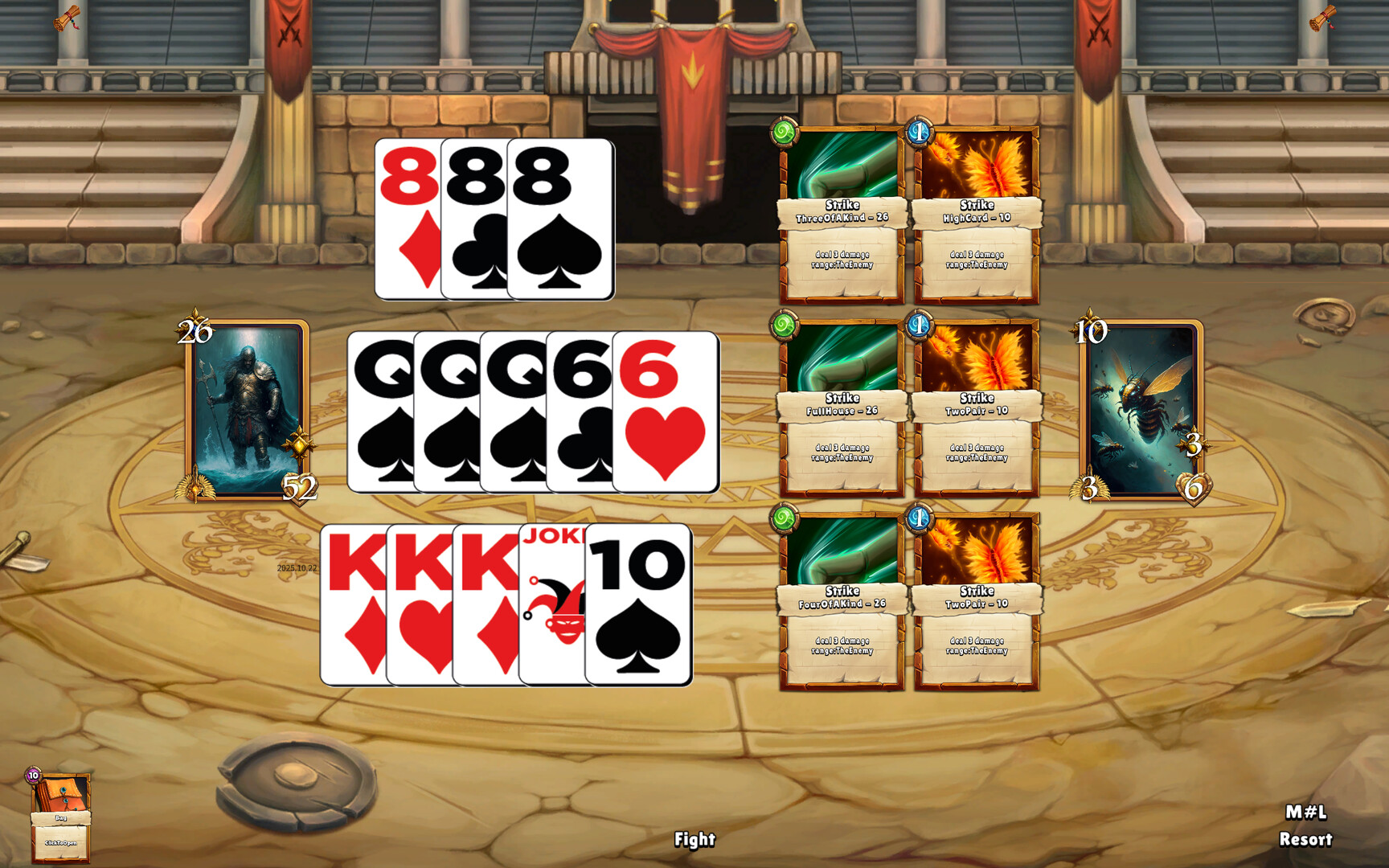 13 Playing Cards Of Demon screenshot #1