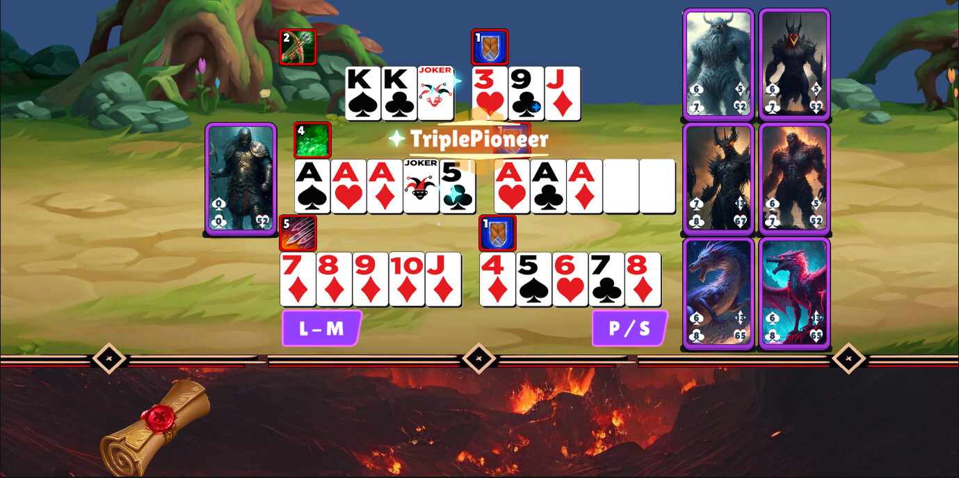 13 Playing Cards Of Demon screenshot 8