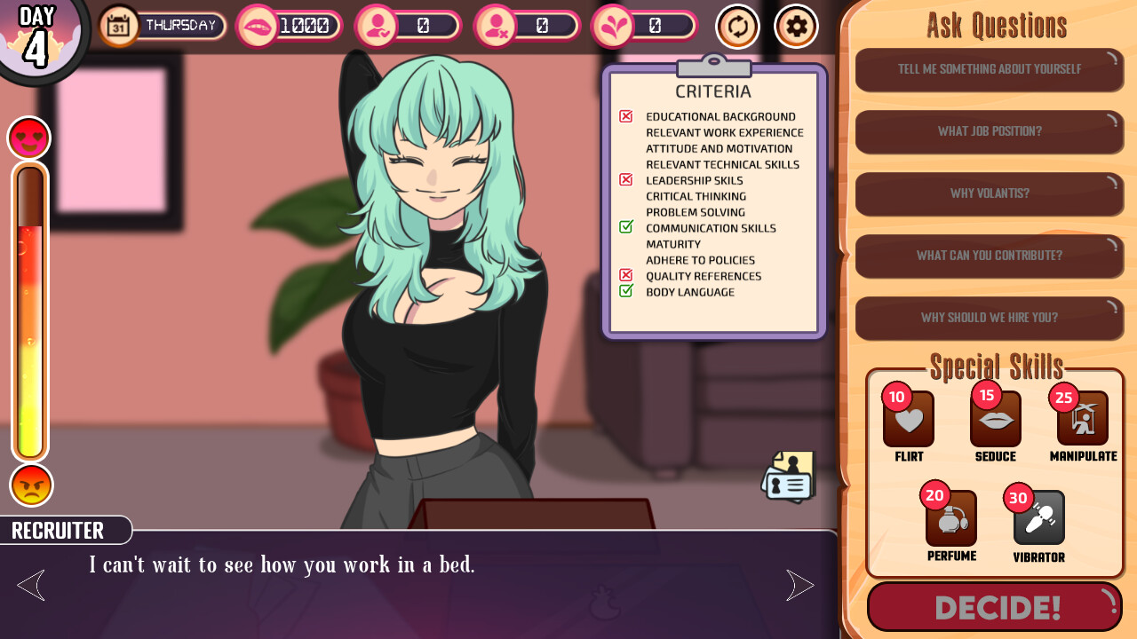 Horny Recruiter screenshot #4