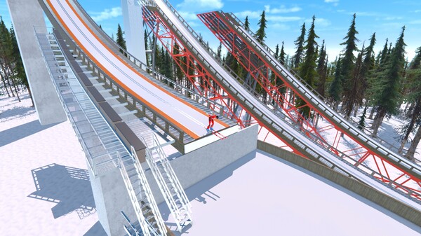 Скриншот 1 из игры Ski Jumping PVP